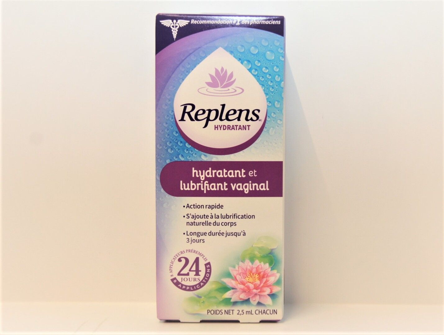 Pharmacie Ploy - Nguyen Trong - Parapharmacie Replens Gel Vaginal Hydratant  8 Unidoses/2,5g - CHENÔVE
